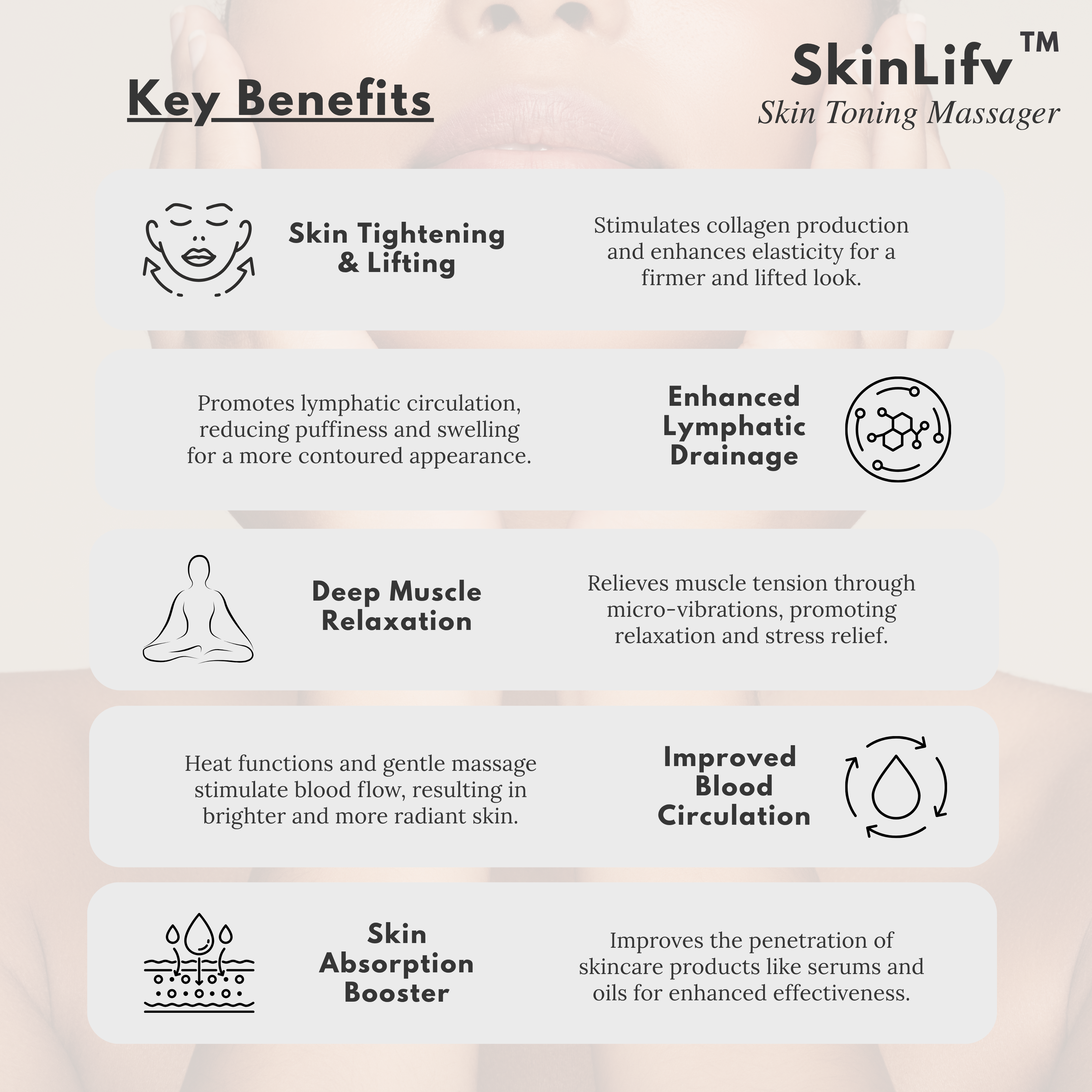 SkinLifv™ Electric Skin Toning Massager