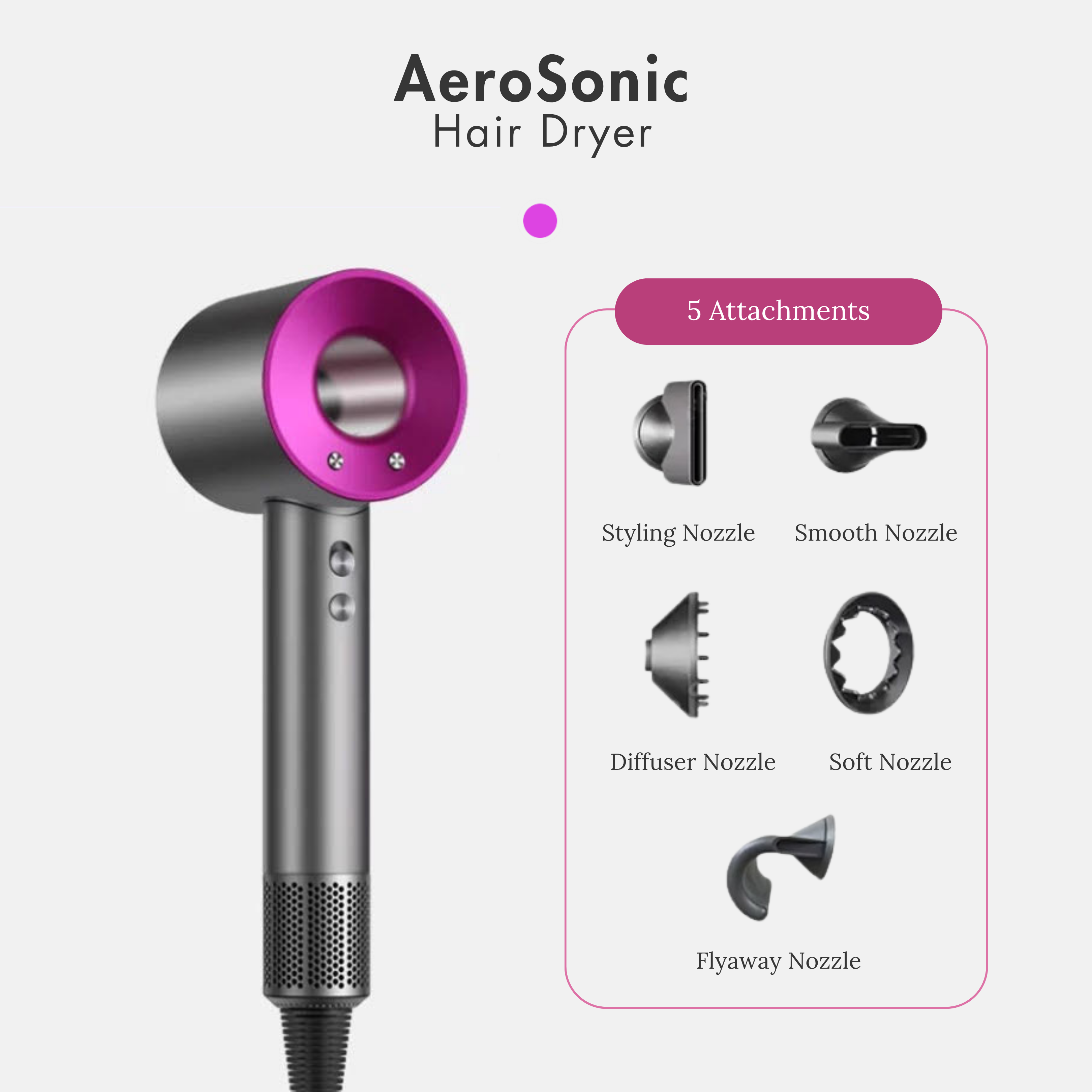 AeroSonic™ Hair Dryer