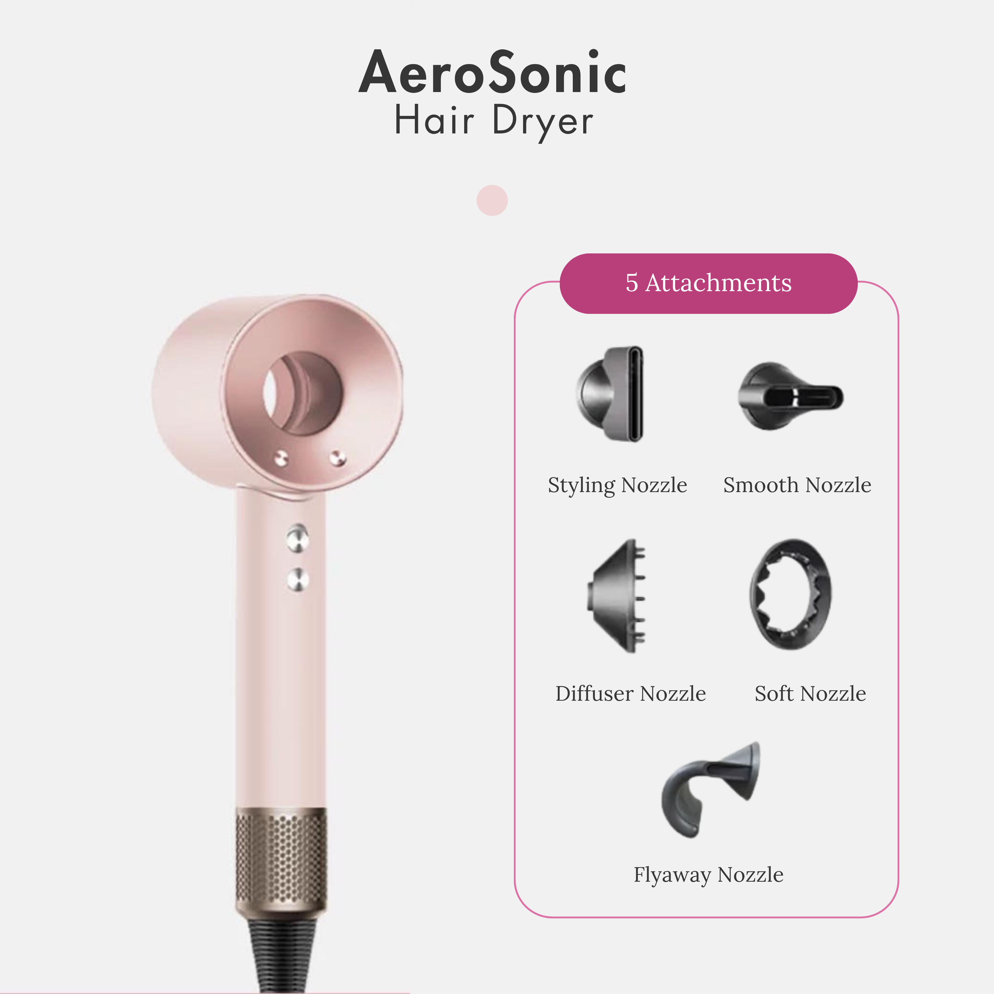 AeroSonic™ Hair Dryer