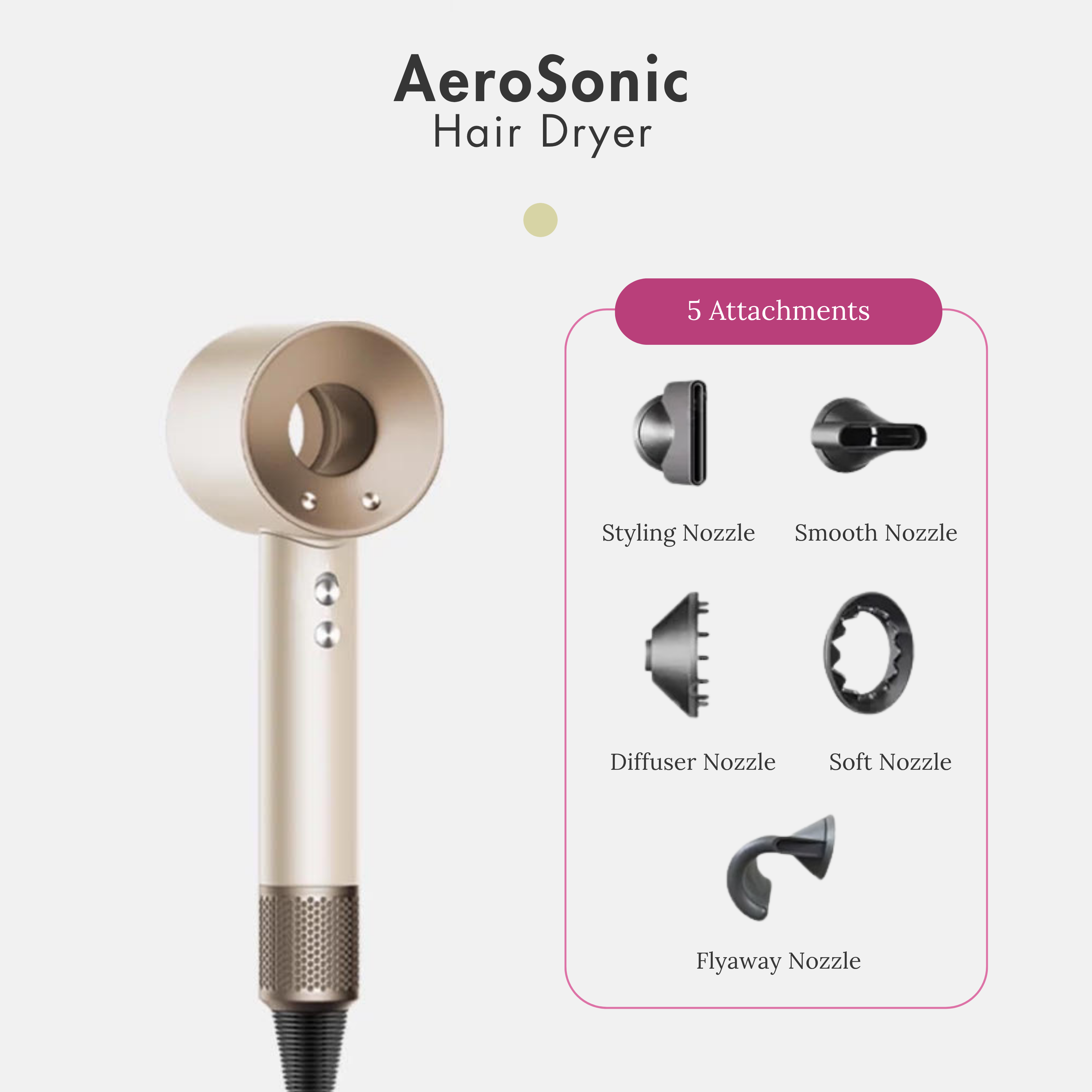 AeroSonic™ Hair Dryer